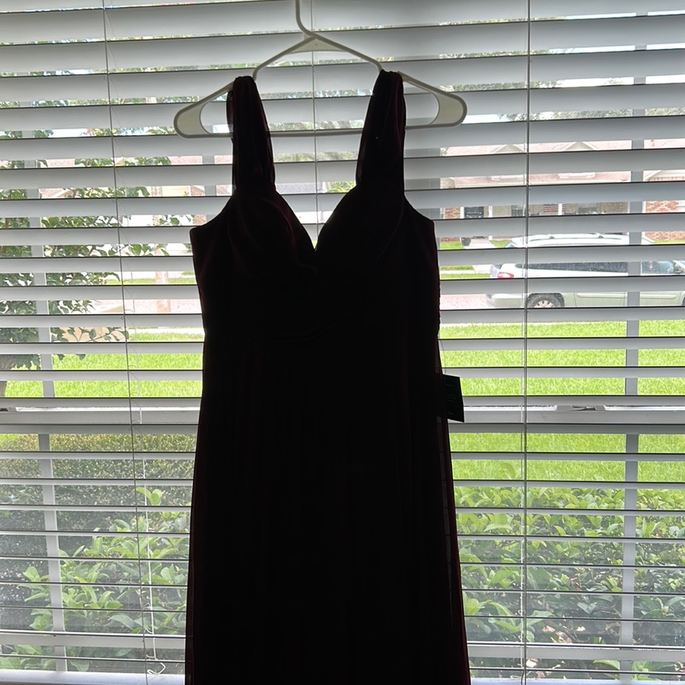 Maroon Maxi Dress